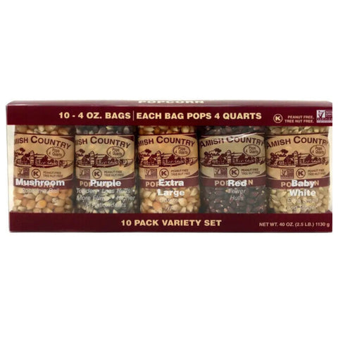 10- 4oz Variety Pack Popcorn
