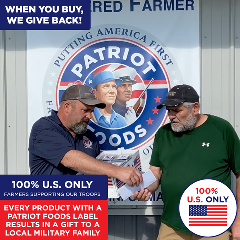 *NEW* Patriot Foods Frozen U.S. Carrots 1 Lb. 5 Servings per Pound