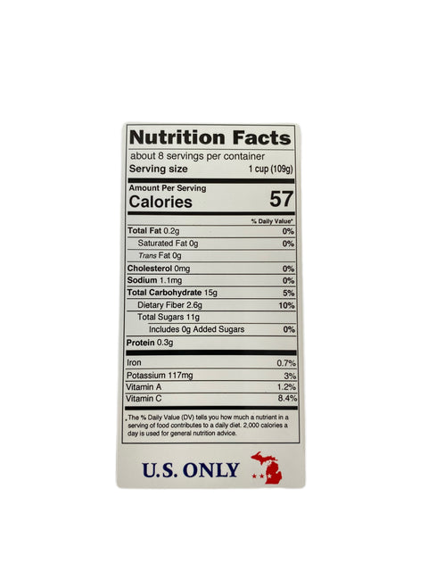 Patriot Foods Frozen Michigan Apples 1 Lb