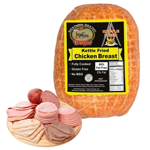 Sliced Troyer Chicken Breast Kettle Fried (Price Per LB)