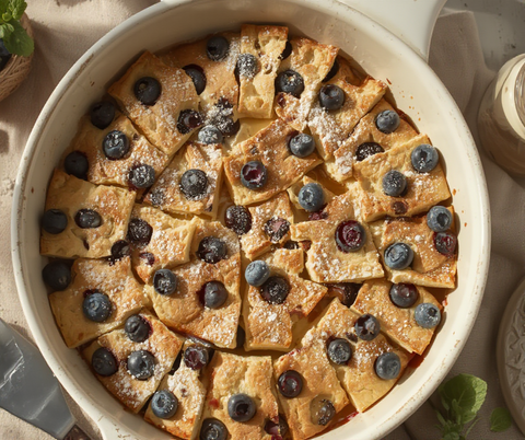 Patriot Foods Blueberry Pancake Casserole