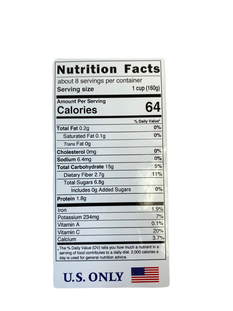 Patriot Foods Frozen U.S. Onions 15 lbs (6 x 2.5 Pound Bags)