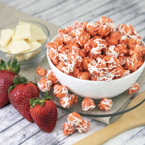 Gourmet Strawberry Shortcake Popcorn