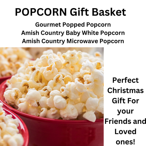 Poppin Popcorn Gift Basket