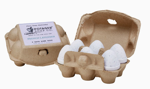 Organic Scented Bath Bombs | Eggs Crate 6PK
