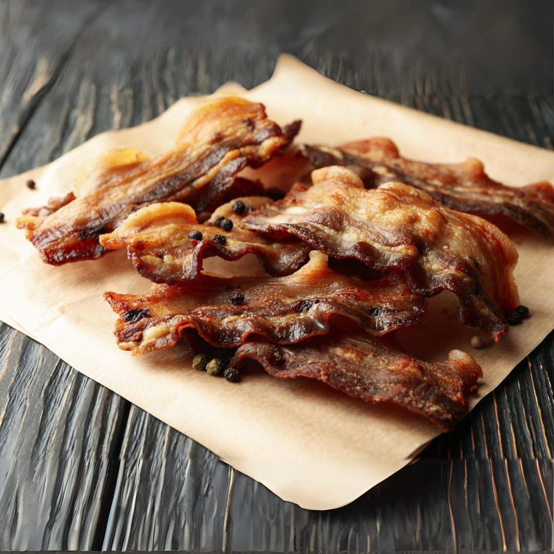 Sliced Peppered Bacon 1 LB – Patriot Foods, Inc.