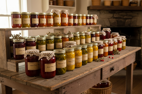 amish handmade jarred products