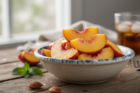 Patriot Foods Frozen Michigan Peaches 1 Lb