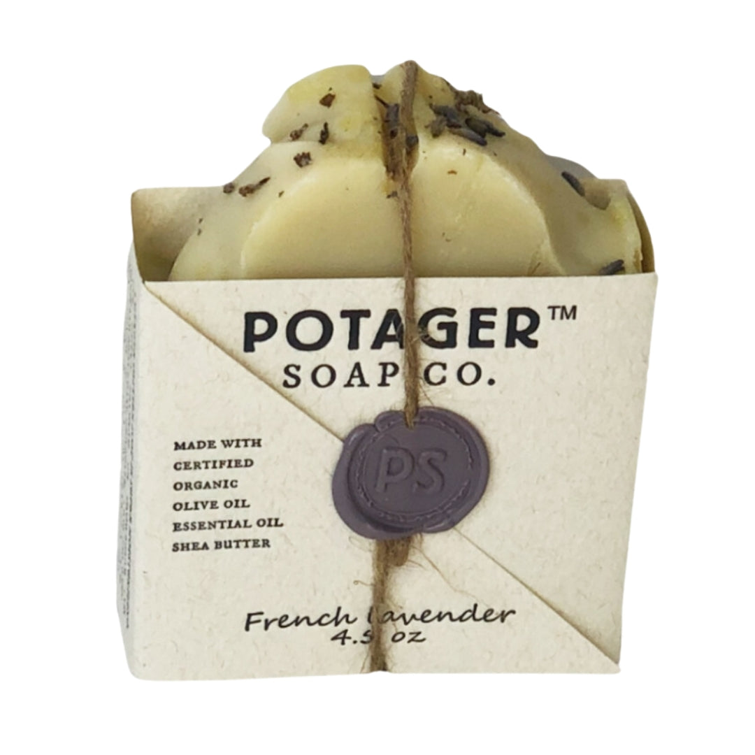 Organic Potager Soap French Lavender – Patriot Foods, Inc.