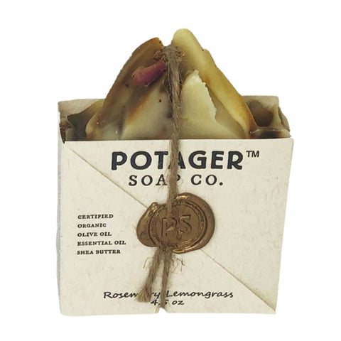 Organic Potager Soap Rosemary Lemongrass