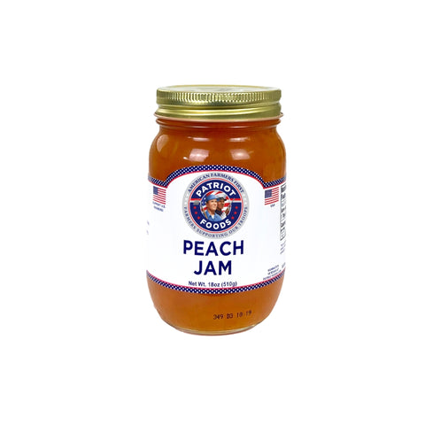 Patriot Foods Peach Jam 18 OZ