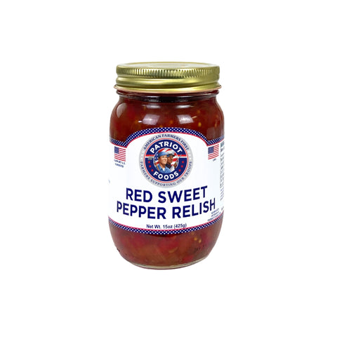 Patriot Foods Red Sweet Pepper Relish 15 OZ