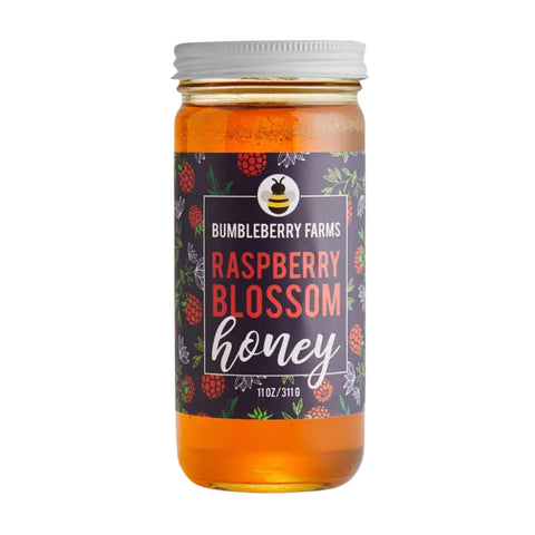 Pure Raspberry Blossom Honey 11oz