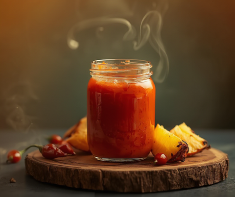 Patriot Foods Roasted Pineapple Habanero Sauce 16 OZ