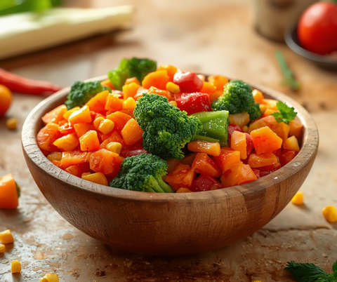 ORGANIC Frozen Mixed Vegetables 1 Lb. 6 Servings per Pound