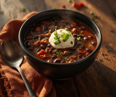 Black Bean Chilli Soup