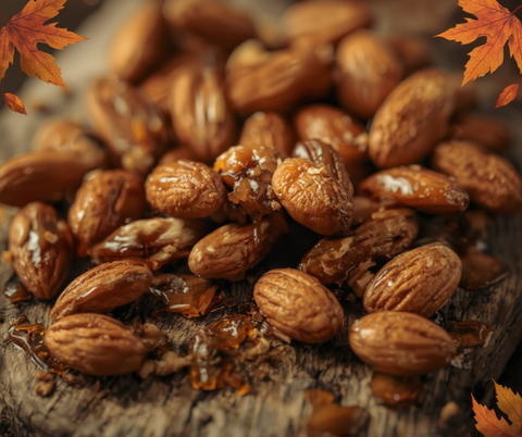 Maple Bourbon Almonds